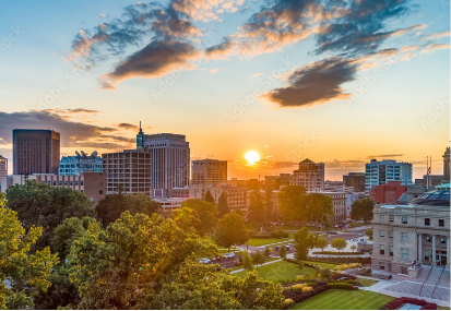 Boise at sunset